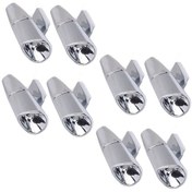 Resim Reedark 8 Adet Abs Oto Geyik Uyarı Sistemi - Otomobil, Kamyon, Motosiklet Uyumlu - 35 Mph'den Üstü Otomatik Ses - 1/4 Mil Uyarı Mesafesi - Hızlı Kurulum - Gümüş Renk 