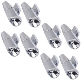 Resim Reedark 8 Adet Abs Oto Geyik Uyarı Sistemi - Otomobil, Kamyon, Motosiklet Uyumlu - 35 Mph'den Üstü Otomatik Ses - 1/4 Mil Uyarı Mesafesi - Hızlı Kurulum - Gümüş Renk 