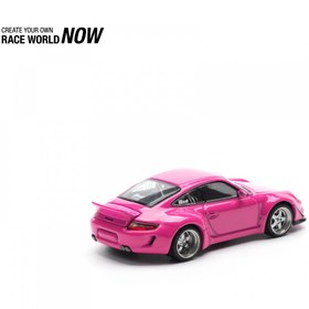 Resim pop race 1 /64 Rwb 997 - Pink Model Araba 