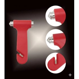 Resim Midkan Acil Durum Çekici - Araç Cam Kırıcı - Emniyet Kemer Kesici 2in1 Acil Durum Çekici 