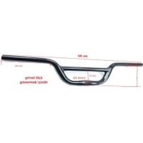 Resim Hsgl Bisiklet Aluminyum Atkılı Krom Gidon 60 cm 