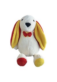 Resim Uyku Arkadaşım Uzun Kulak Bunny Peluş Tavşan 65 Cm Kırmızı 