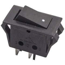 Resim T85 Tekli Dar 2-Pin On/Off Anahtar - Siyah 