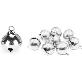 Resim Metal Çıngırak Zil 1 Cm 2000 Adet Gümüş 