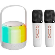 Resim Kablosuz Çift Mikrofonlu Rgb Light Bluetooth 5.3 Hoparlör 