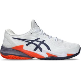 Resim Asics Court Ff 3 Clay Erkek Beyaz Tenis Ayakkabısı 1041a371-104 