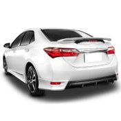 Resim Toyota Corolla 2012 - 2018 Difüzör + Flap Plastik Boyasız 