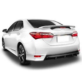 Resim Toyota Corolla 2012 - 2018 Difüzör + Flap Plastik Boyasız 
