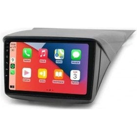 Resim Mitsubishi L200 2006-2014 6gb Ram 64gb Hafıza 8 Çekirdek Carplay Kamera Android Multimedya 9" 
