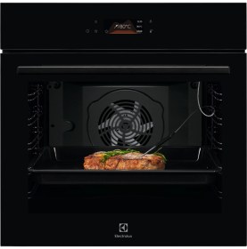 Resim Electrolux LOD8P39Z 500 Serisi Steambake Buhar Destekli Pirolitik Temizleme Sistemli Wi-Fi 72 Lt Siyah Ankastre Fırın 