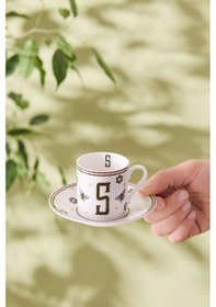 Resim Karaca S Harfli Kahve Fincanı 80 ml 