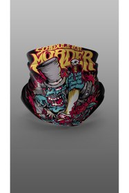 Resim Yeles Murder Motorcu Buff Maske Outdoor Boyunluk Unisex Bandana 