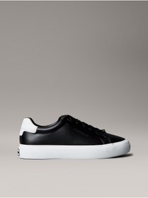 Resim Calvin Klein Smooth Leather Embossed Logo Trainers 
