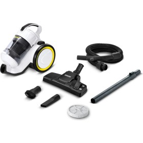 Resim Karcher VC 3 Beyaz Toz Torbasız Elektrikli Süpürge HEPA Filtre ile Kompakt Kullanım ve 0,9 L Toz Hacmi 