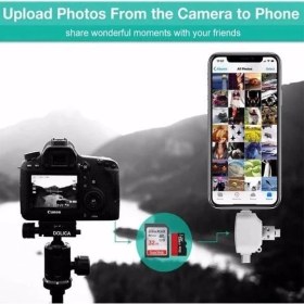 Resim Foxyn Fxn-28 Android iPhone Type-C Lightning USB Sd Kart Okuyucu 