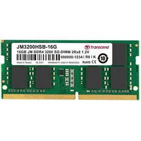 Resim Transcend JM3200HSB-16G 16GB DDR4 3200Mhz CL22 1.2V 