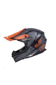 Resim Sway Pow Full Face Tam Korumalı Kask (XL/61-62cm) Siyah - Turuncu 