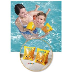 Resim Ananas Figürlü Deniz Havuz Çocuk Yüzücü Kolluk - 3 - 6 Yaş Arası Çok Renkli 