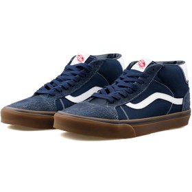 Resim Vans Ua Mid Skool 37 Erkek Günlük Ayakkabı Sneaker Lacivert 