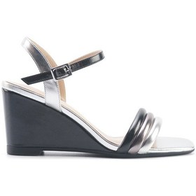 Resim Nine West Jorge 5fx Gri Kadın Dolgu Topuk Sandalet 000000000101928854 Gri 