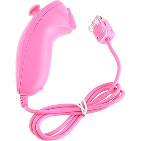 Resim Nintendo Wii Nunchuck Nintendo Kumanda Wii Remote Controller Nunchuck PEMBE Wii Aksesuar 