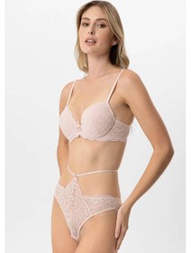 Resim Pierre Cardin Push Up Kaplı Sütyen Takım Pudra 