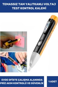 Resim Thriftbuds Özel Güvenilir Led Işıklı Elektrik Kontrol Hat Tespit Eden Priz Kablo Temassız Voltaj Kontrol Kalemi 