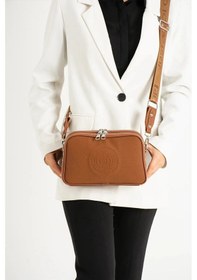 Resim Just Polo Kadın Orijinal Just Polo Yeni Sezon Lakos Kumaş Lüks Omuz Çantası Shoulder Bag 16 X 26 Cm Turuncu 