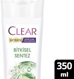 Resim Clear Women Kepeğe Karşı Etkili Şampuan Bitkisel Sentez Aloe Vera & Çay Ağacı Yağı 350 ml 