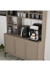 Resim Lyon Kahve Köşesi 120cm - Atlas / Siyah 