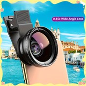 Resim 0.45x HD 37mm Geniş Açı Lens ve 12.5x Süper Makro Lens Kit ile Akıllı Telefon Fotoğrafçılığınızı Geliştirin! Farklı Akıllı Telefonlarla Uyumlu 