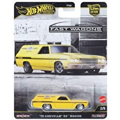 Resim Hot Wheels Car Culture Premium Arabalar 70 Chevelle SS Wagon JBK67 