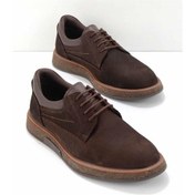 Resim Kahve Leather Erkek Oxford Ayakkabı E01556020601 Kahve 
