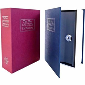 Resim Kanonik Education Kitap Görünümlü Gizli Kasa Büyük Boy Anahtarlı Kilitli Para Kasası 