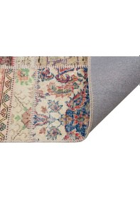 Resim Büyüleyici Desenlerle Bezeli Patchwork Halı 230x160 Cm 6371 