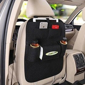 Resim Ankaflex Anflex Araç Içi Koltuk Arkası Gözlü Bölmeli Keçe Organizer Düzenleyici 