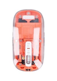 Resim Belirtilmemiş Şeffaf Kablosuz Mouse Bluetooth Bağlantılı Sessiz Tıklama 