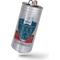 Resim Pofaco 1 Kvar 400V Trifaze Silindir Kondansatör 