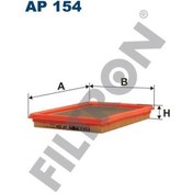 Resim Fıltron Ap 154 Hava Fıltresı Cıvıc 1,4 1996 2000 Prımera 1,6 Vanetta Ld23 1996 2001 