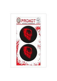 Resim Kuru Kafa 3d Kabartmalı Damla Logo Sticker 5cm 05 