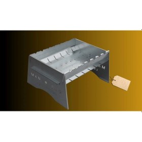 Resim Katlanabilir Mangal - Portatif Katlanabilir Kamp Ve Piknik Mangalı 1 Mm Kalınlık - 