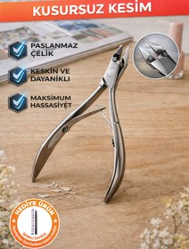Resim Ocean Et Pensi Manikür Pedikür Profesyonel Ince Uçlu Tırnak Et Pensi No:88 