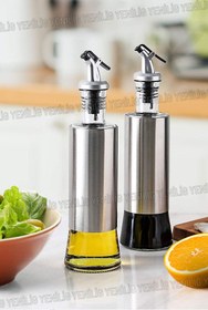 Resim Yenilig 350 ml Sızdırmaz Yağdanlık - Borosilikat Cam & Paslanmaz Çelik, Kontrollü Dökme, Şık Tasarım 