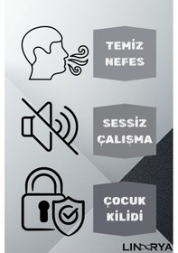 Resim Arp-003 Akıllı Hava Temizleyici Ve Nemlendirici Uv-c Sterilizasyon & 610m³/h Cadr 
