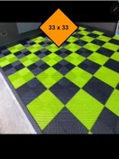 Resim 33x33 Mm Islak Zemin İçin 9 Adet Plastik Karo, Renkli Karolar, Daanıklı Ve Esnek 