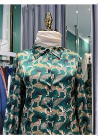 Resim Nars Kaplanlı Krep Gömlek - Desenli - 2 DESENLI 