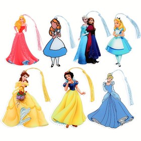 Resim 1 Adet/3 Adet 2D Disney Prenses Serisi Kitap Ayracı - Eşsiz Prenses Şekilli Akrilik Teşekkür Hediyesi, İş Arkadaşları ve Komşular İçin, Kızlar için Noel Hediyesi, Disney Hayranları Koleksiyon Parçası 