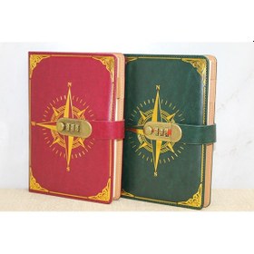 Resim Özel Tasarım Şifreli Deri Defter - 9006411556342do 