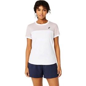 Resim Asics Court Top Kadın Beyaz Tişört 