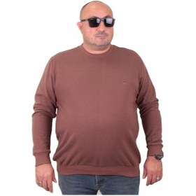 Resim Starbattal Büyük Beden Selanik Classic Sweat 23200 Taba-Taba 